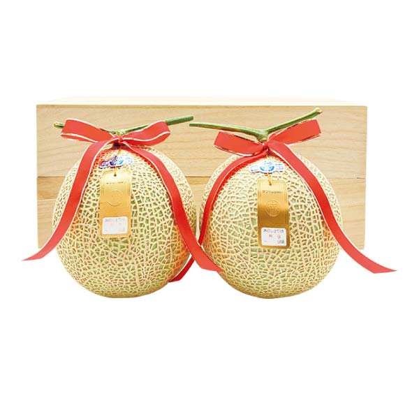 静岡県産 静岡クラウンメロン桐箱入り(お届け期間：5/26〜8/15)【夏の贈りもの・お中元】　商品画像1