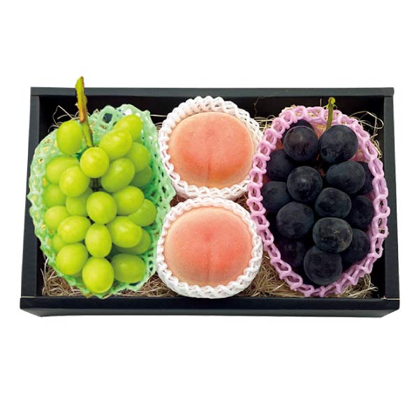 山梨県産 2種のぶどうと桃の詰合せ(お届け期間：6/11〜8/10)【夏の贈りもの・お中元】　商品画像1