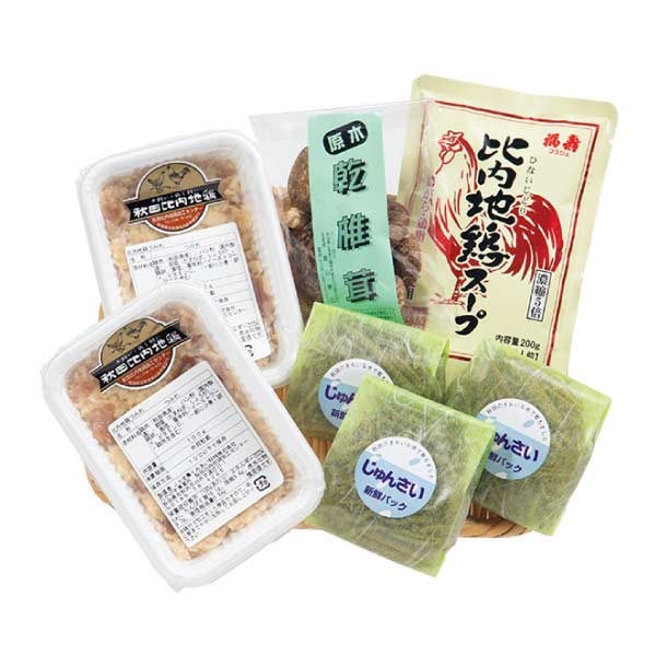 砂丘温泉ゆめろん 秋田県三種町 森岳じゅんさい鍋セット【夏の贈りもの・お中元】　商品画像1