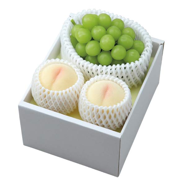 岡山県産 シャインマスカット&岡山白桃(お届け期間：7/13〜8/5)【夏の贈りもの・お中元】　商品画像1