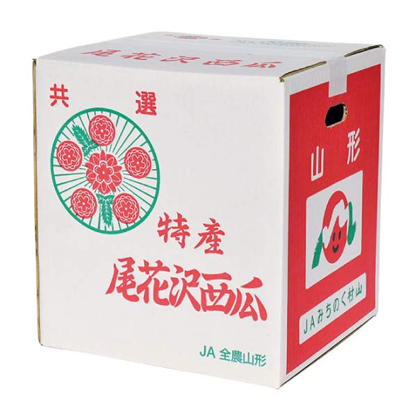 山形県産(JAみちのく村山) 尾花沢すいか(お届け期間：7/15〜8/10)【夏の贈りもの・お中元】　商品画像1