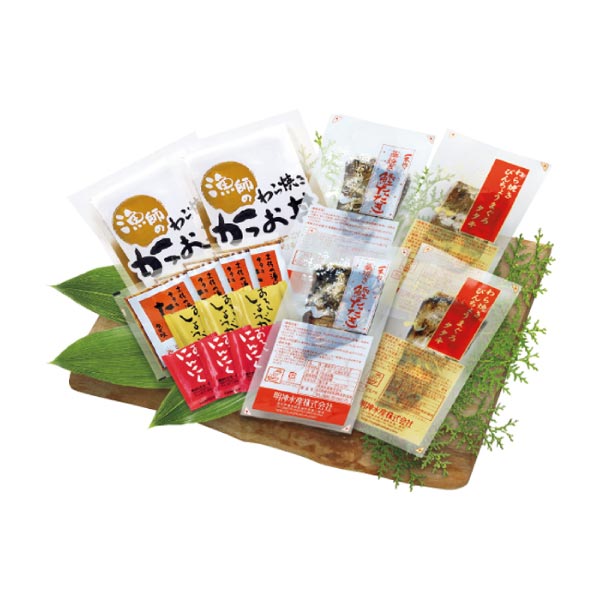 明神水産 藁焼きかつおとびんちょうまぐろ詰合せ【夏の贈りもの・お中元】　商品画像1