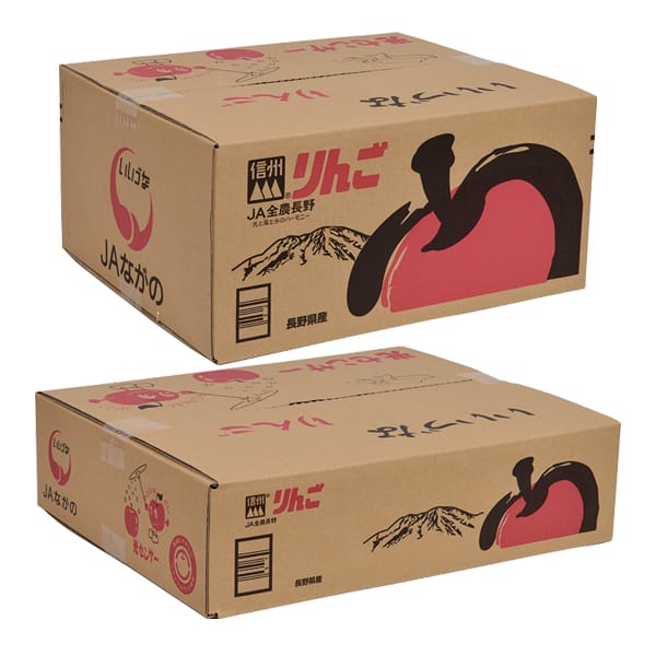 長野県(JAながの・飯綱地区)産 飯綱サンふじ28〜32玉入(9.5kg以上)(秀)【CB】　商品画像1