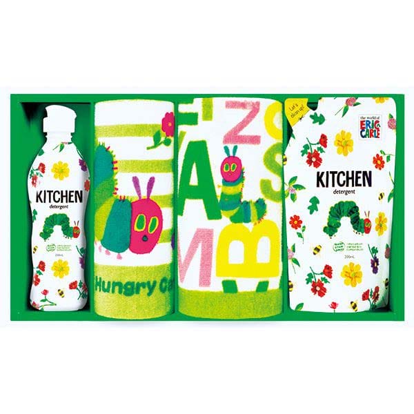 はらぺこあおむし キッチン洗剤タオルセット 【年間ギフト】 [H-20AS]　商品画像1