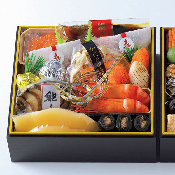 下鴨茶寮 下鴨茶寮×カネシメ高橋水産コラボおせち【2〜3人前・26品目】【イオンのおせち】 商品画像1
