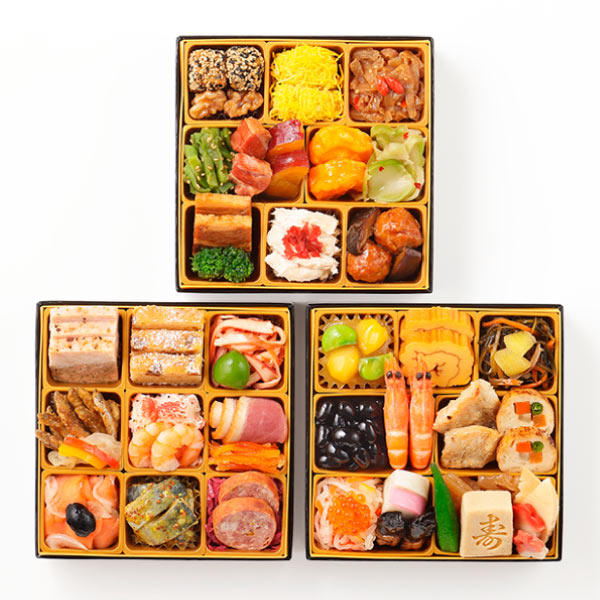 東京正直屋 和洋中おせち三段重 「吉祥」【2〜3人前・44品目】【イオンのおせち】 商品画像1