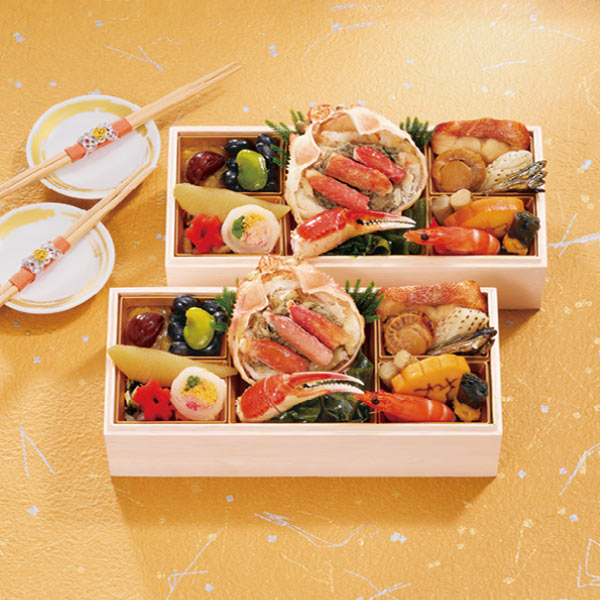 ふく吉 海鮮おせち「華鼓」一段×二客【1人前×2・20品目】【イオンのおせち】　商品画像1