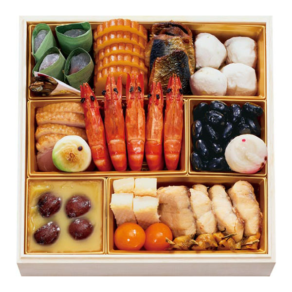 京都 むろまち加地 和風三段重「宝扇」【4〜5人前・51品目】【イオンのおせち】　商品画像1