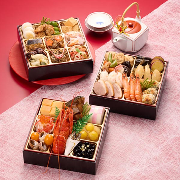 祇おん江口監修 葵 三段重【約3人前・42品目】【イオンのおせち