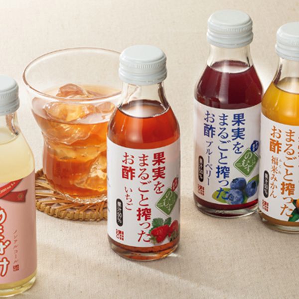 茨城県 野村醸造 つむぎ野あまざけ・飲む酢セット(あまざけ100ml×5、飲用酢(福来みかん3・いちご3・ブルーベリー4)各100ml)【冬ギフト・お歳暮】【ふるさとの味・北関東】　商品画像1