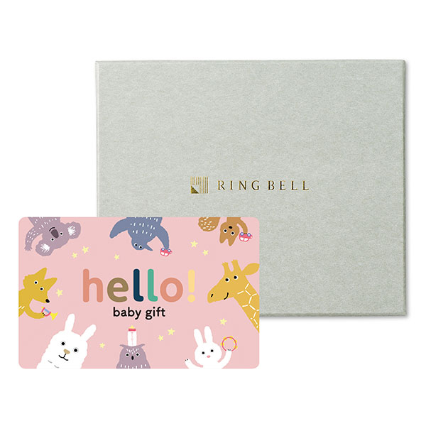 hello! baby gift カード うさぎ【カタログギフト】【贈りものカタログ】　商品画像1