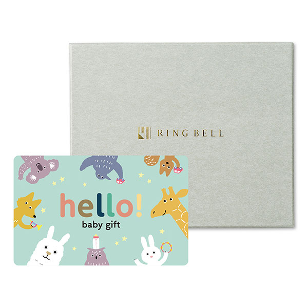hello! baby gift カード くま【カタログギフト】【贈りものカタログ】　商品画像1