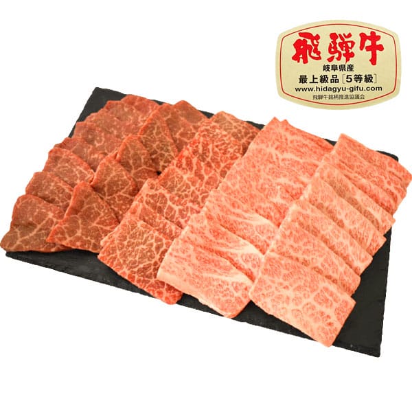 岐阜県産 飛騨牛ももばら焼肉食べ比べセット(5等級・冷凍)もも・ばら各300g計600g【超！春トク祭り】【CB】　商品画像1