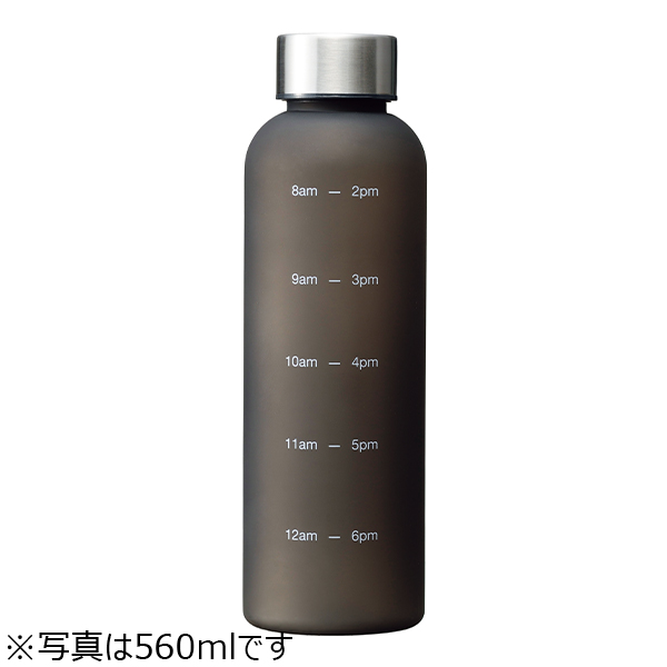 クリアタイム リマインダーボトル1000ml ブラック[RH-1651]【年間ギフト】　商品画像1