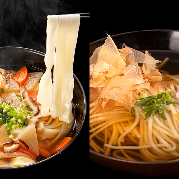 群馬県 花山うどん 花山うどん8把詰合せ 花山うどん180g×4、花山ひも川180g×4本)【お届け期間：11月11日(月)〜1月10日(金)】【冬ギフト・お歳暮】【ふるさとの味・北関東】　商品画像1