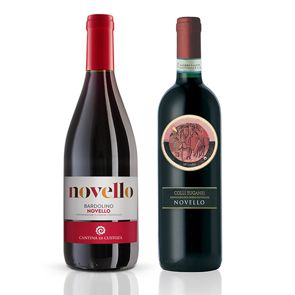 【予約販売】イタリア新酒 ノヴェッロ2本飲み比べセット(赤・ライトボディ) 各750ml【お届け期間：11月15日以降順次発送】【イタリアフェア】　商品画像1