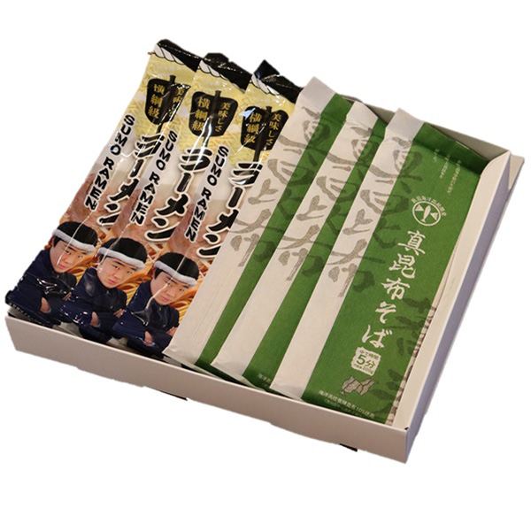 新潟 能水商店 新潟海洋高校 ごっつぁんラーメン・真昆布そばセットGー003（ごっつぁんラーメン3袋、真昆布そば3袋）【お届け期間 11／11〜1／10】【冬ギフト・お歳暮】【ふるさとの味・北陸信越】　商品画像1