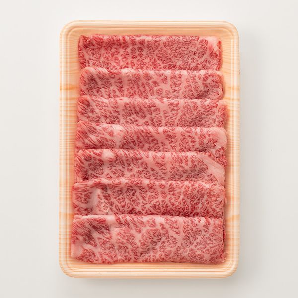 兵庫県産 三田和牛かたロースすきやき用(5等級)350g【黒毛和牛】【旬の味覚便】【NN】　商品画像1