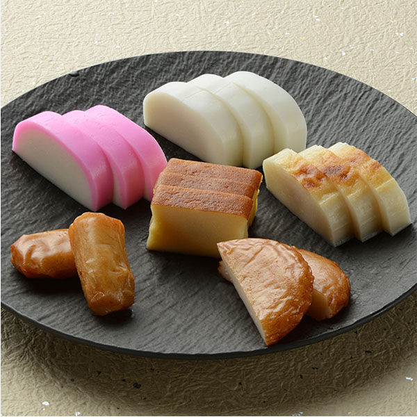 新潟 古泉蒲鉾 蒲鉾詰合せ 宴(うたげ)(板付蒲鉾中板赤・白、鯛入蒸し焼き板蒲鉾、ミニカステラ、あづま揚げ、国産野菜と北海道産たらの野菜揚げ)【夏の贈りもの・お中元】【KN】　商品画像1