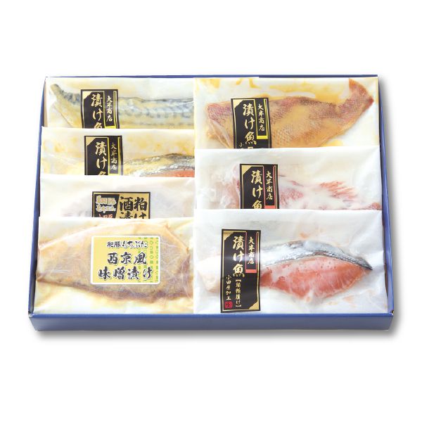 大半商店 漬魚ともちぶた詰め合わせ(7種7枚)【お届け期間:6/11(水)〜8/25(月)】【夏の贈りもの・お中元】【MK】　商品画像1