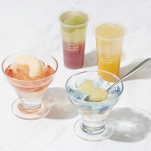 ラ・メゾン白金 2層のフルーツゼリー4コ【おいしいお取り寄せ】　商品画像1