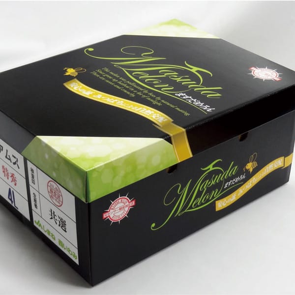 島根県産(JAしまね) アムスメロン化粧箱 特秀4Lサイズ・4玉入りまたは3Lサイズ・5玉入り【お届け期間:6月1日〜7月28日】【旬鮮便】【NN】　商品画像1