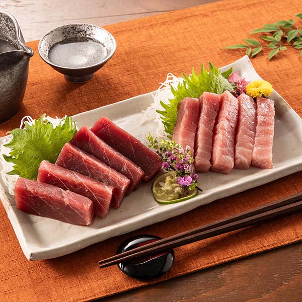 神奈川県三崎加工 三崎まぐろ柵・漬けセット【お届け期間：8月8日〜8月12日】【お盆ごちそう特集】　商品画像1