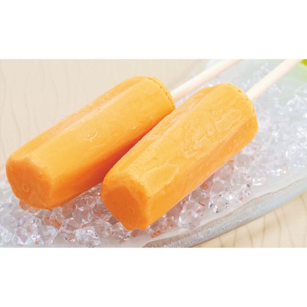 茨城県お菓子のきくち茨城メロン100％アイスキャンデー10本入「お届け期間」2025/7/1〜2025/9/10【KN】　商品画像1