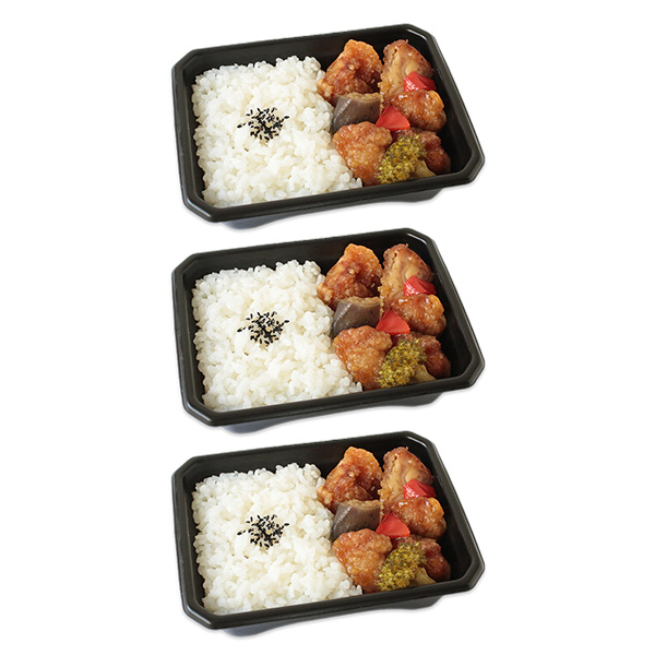 レンジでお手軽弁当 鶏と野菜の彩り弁当×3個【サクワ】　商品画像1