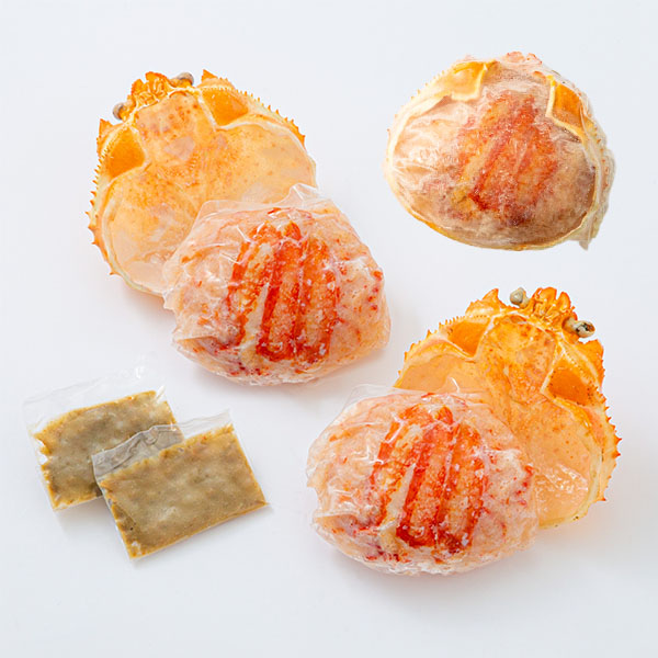 網走水産 ずわいがに甲羅盛り 3個【おいしいお取り寄せ】　商品画像1