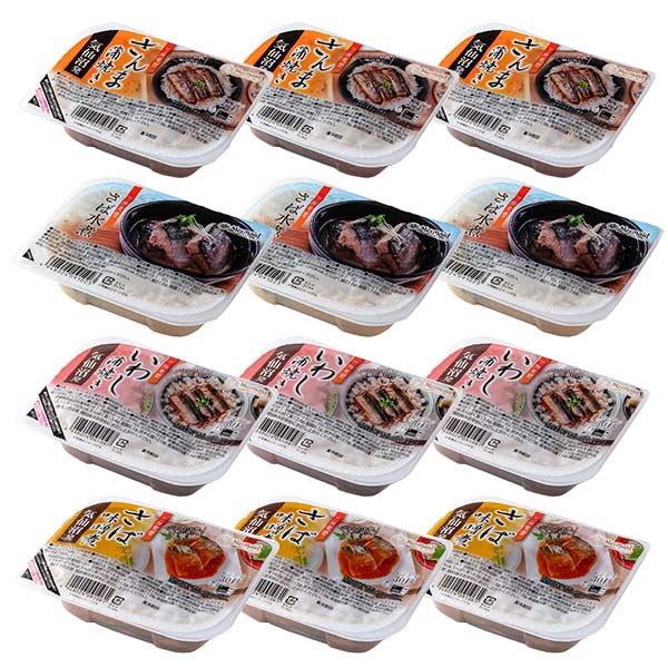 阿部長商店 三陸食堂すぐ食べられる魚惣菜 4種12パック【おいしいお取り寄せ】　商品画像1