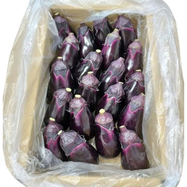 愛知県産 JAあいち中央 みずなすLサイズまたは2Lサイズ 3kg箱(20〜24個入)【超！ナツ夏祭り】【CB】　商品画像1