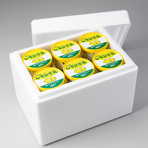 フタバ食品 レモン牛乳アイスカップ12個 [A-1]【おいしいお取り寄せ】　商品画像1