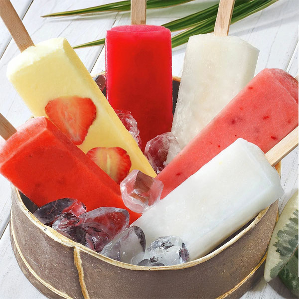 高知久保田食品土佐のフルーツキャンデーセットアイスキャンデー12本(80ml/各2本)ぶしゅかん・すもも・やまもも・苺とミルク・柚子・苺【NN】 商品画像1