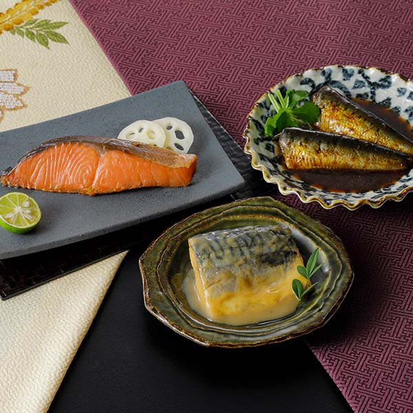 なだ万 レンジで簡単！料亭の魚惣菜詰め合せ 約720g[YN-5B]【サクワ】【直送】　商品画像1