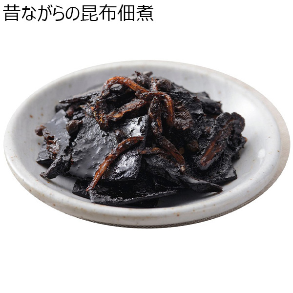 広島県尾道市 小さな油紙佃煮4品セット 昔ながらの昆布佃煮160g×1、特上しそ昆布160g×1、生姜入りいりこ100g×1、味の花100g×1【NN】　商品画像1