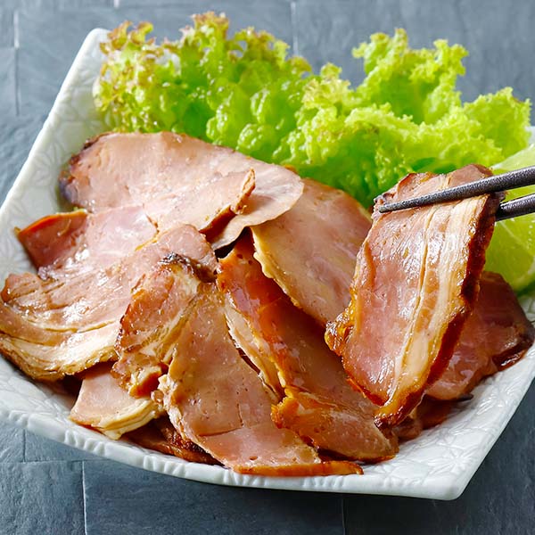 行列が出来る焼豚専門メーカー「ブロスト」の味わい濃厚焼豚切り落とし 200g×5パック 計1kg(L7781)【サクワ】【直送】 商品画像1