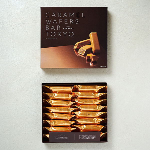パティスリー キハチ キャラメルウエハースバー16個入[K14604]【プチギフト】【おいしいお取り寄せ】　商品画像1