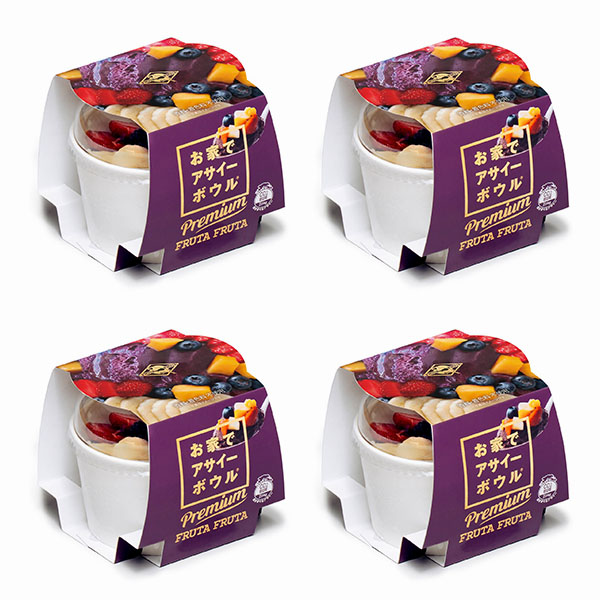 お家でアサイーボウルプレミアム(カップ入り)×4個【＠FROZEN】　商品画像1