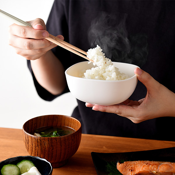 アーネスト ご飯がう米わん ホワイト 4個組(R8190)【雑貨】　商品画像1