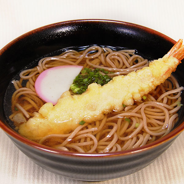 ふみこ農園 海老天そば6食 (1食分：冷凍そば180g、えび天、ねぎ、かまぼこ、濃縮だし)【お届け期間：12月26日〜12月30日】【年末年始ごちそう特集】　商品画像1