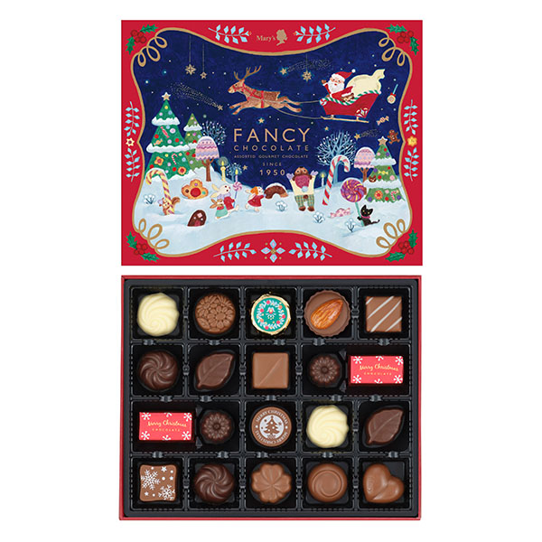 メリーチョコレート クリスマスファンシーチョコレート 20個【イオンのクリスマス】　商品画像1