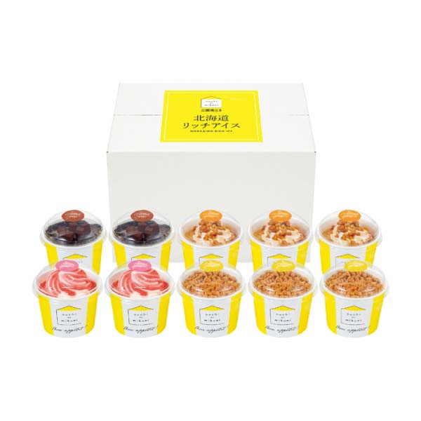 三國清三監修 北海道リッチアイス【冬の贈りもの・お歳暮】[AH-MKR]　商品画像1