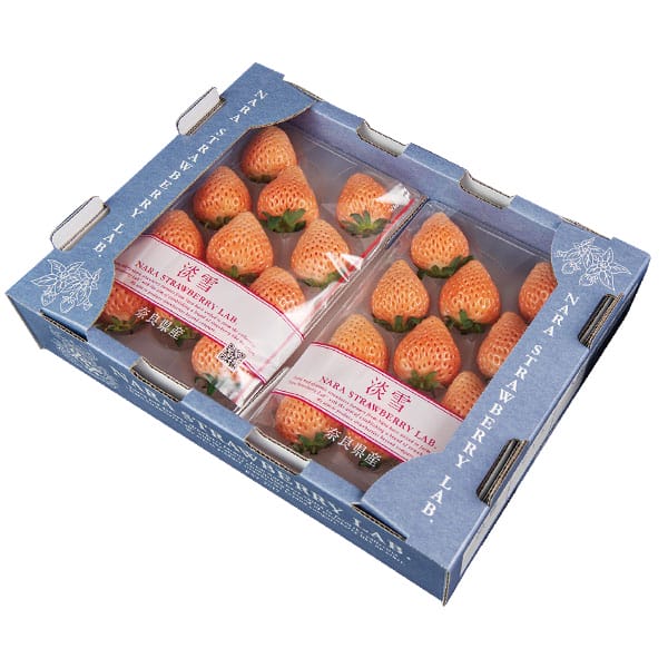 奈良県産 いちご(淡雪) 250g以上(12〜15粒) 2パック1箱【お届け期間:2月1日〜3月20日】【旬鮮便】【NN】　商品画像1