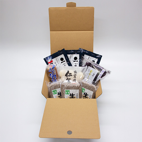 島根 一福なまそば・仁多餅・野焼き・干しのり詰合せ【冬の贈りもの・お歳暮】【NN】　商品画像1