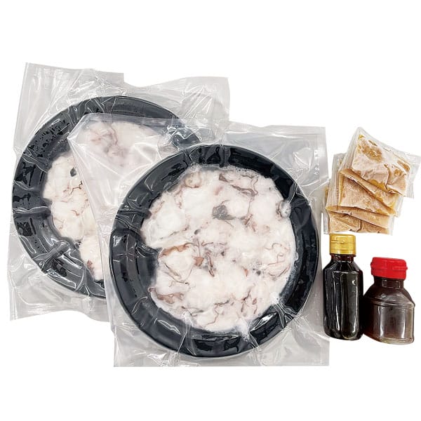 兵庫県漁業協同組合連合会 明石だこの花しゃぶセット（花しゃぶ200g×2、だし90ml、ポン酢100ml、たれ×5）【お届け期間:11月11日〜1月10日】【旬鮮便】【NN】　商品画像1