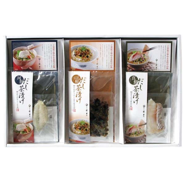 山口 井上商店 だし茶漬詰合せ 計6袋(ふぐだし茶漬・たいだし茶漬・さけだし茶漬 各1人前×2袋)【お届け期間:11月11日〜1月10日】【旬鮮便】【NN】 商品画像1