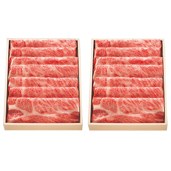 三重県産 松阪牛かたロースすきやき用800g(400g×2)[MZKRS2]【ブラックフライデー】　商品画像1