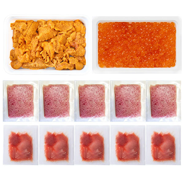 福袋 おうちで海鮮セット (うに・鮪・いくら)【お届け期間:12月24日〜12月31日】【福袋】 商品画像1