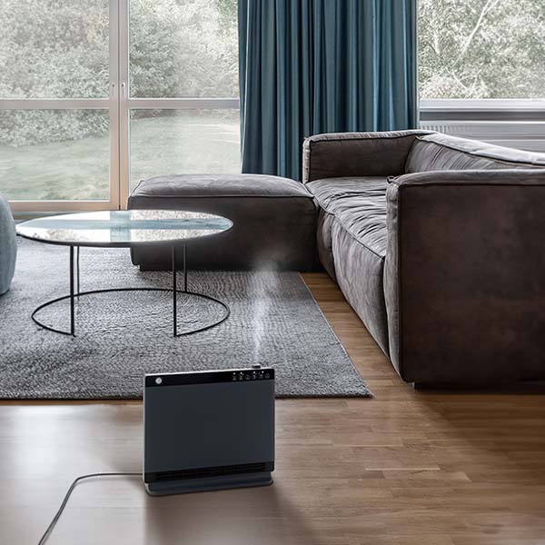 節電･室温センサー付 大風量ハイブリッド加湿セラミックヒーター ヒートワイドモイスト グレー [CH-T2563GY]【雑貨】　商品画像1